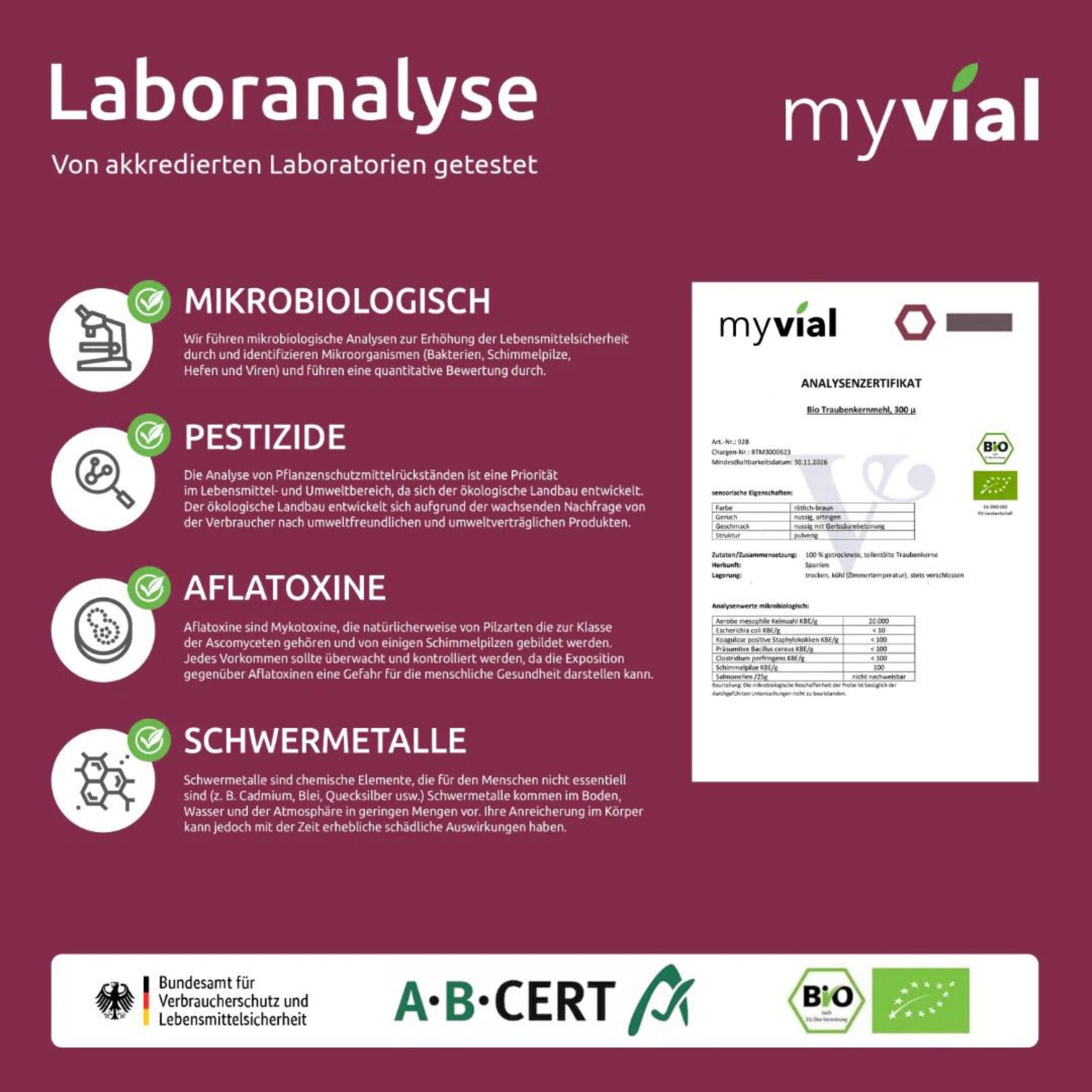 Bio OPC Traubenkernpulver + Vit. C - 120 Kapseln - montcalia.ch