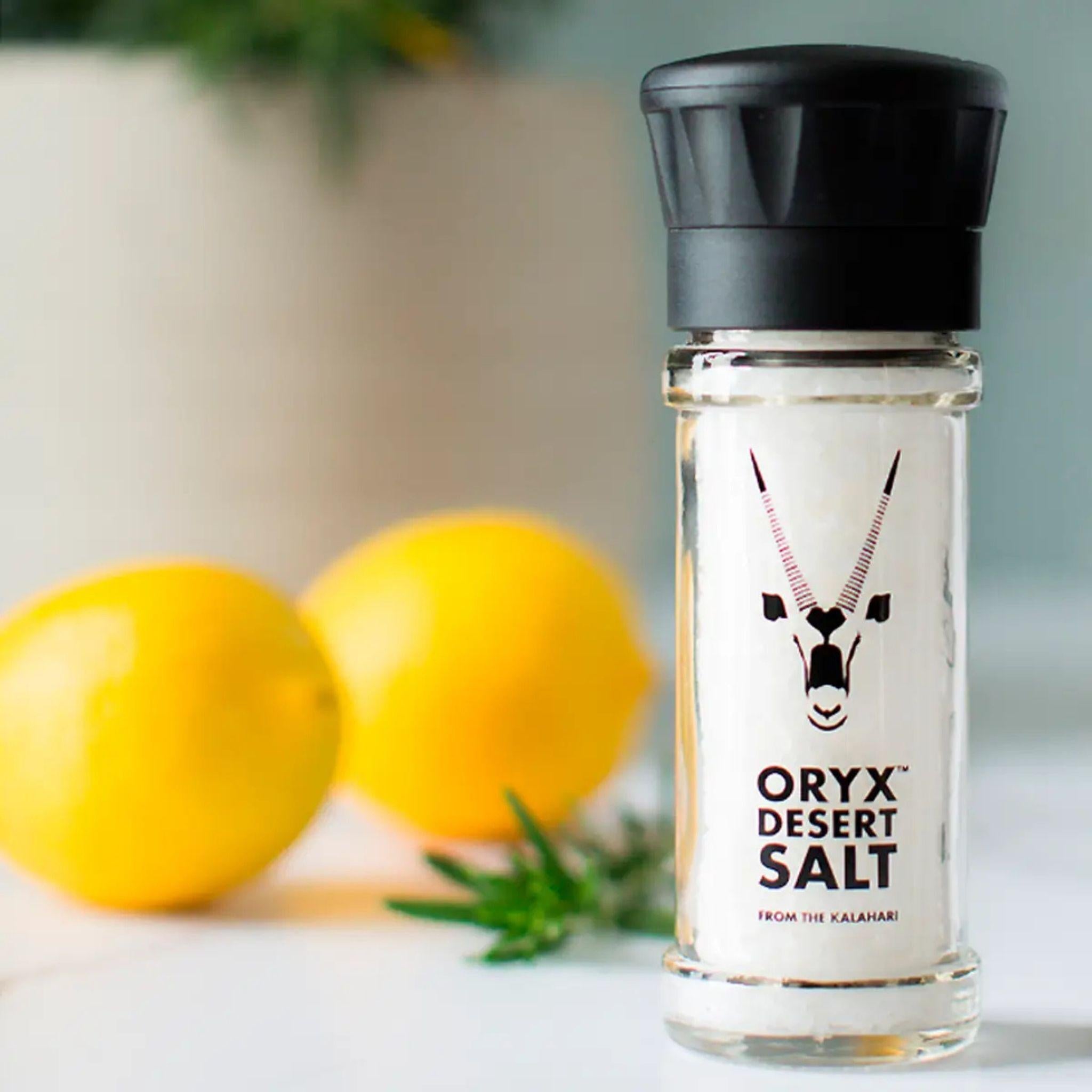 Oryx Desert Salt Premium Wüstensalz – Salzmühle 100g - ORYX DESERT SALT - Abnehmen - Bretonisches Salz - Celtic Sea Salt - montcalia.ch