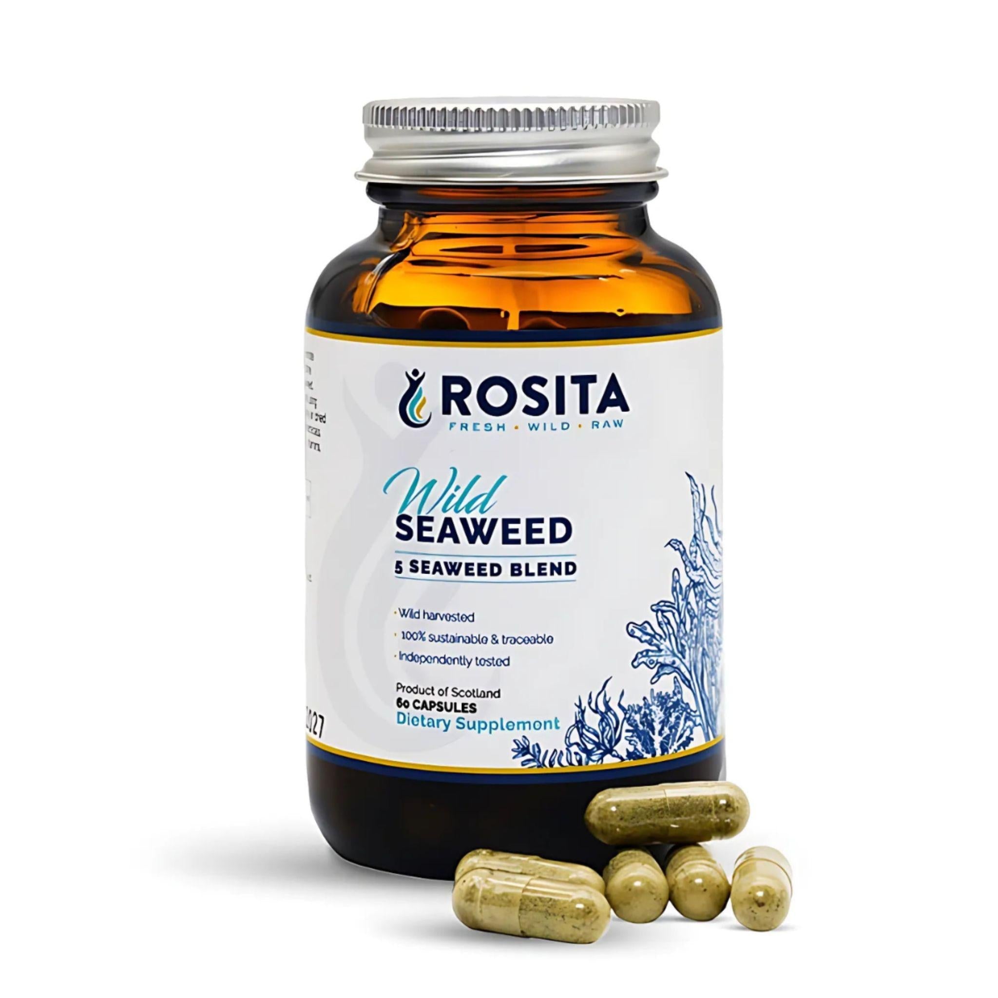 Rosita 5 - Algen - Mischung - 60 Kapseln - Rosita Real Foods - 1000 UI - 5000 IU - Abnehmen - montcalia.ch