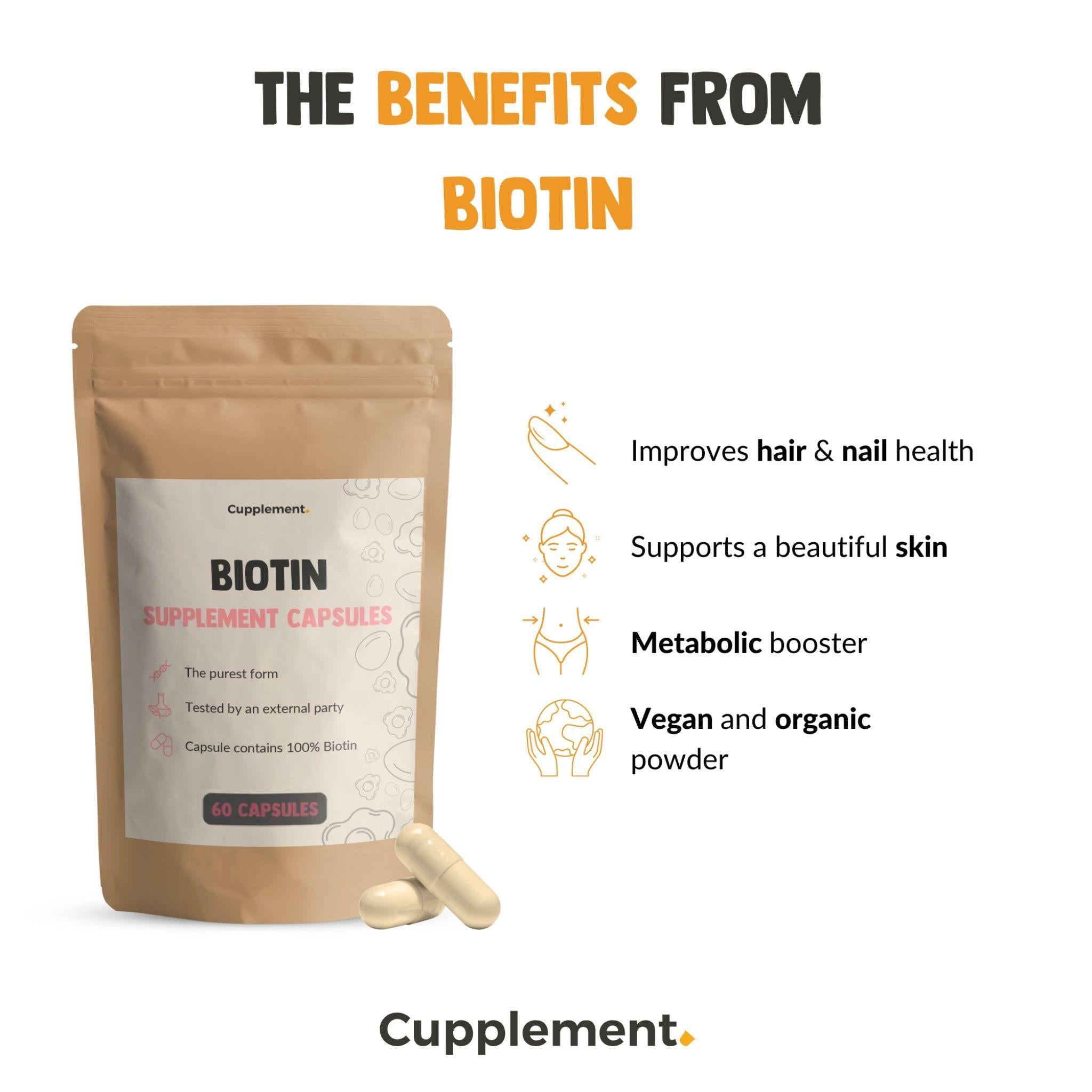 Biotin 10mg - 60 Kapseln