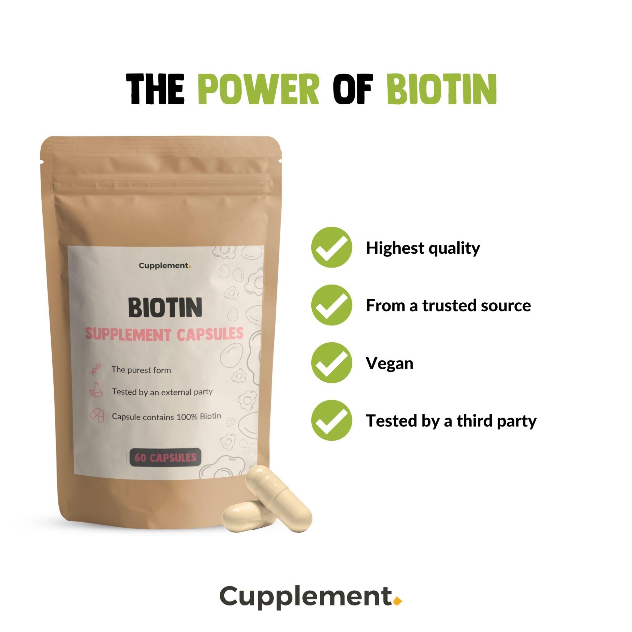 Biotin 10mg - 60 Kapseln