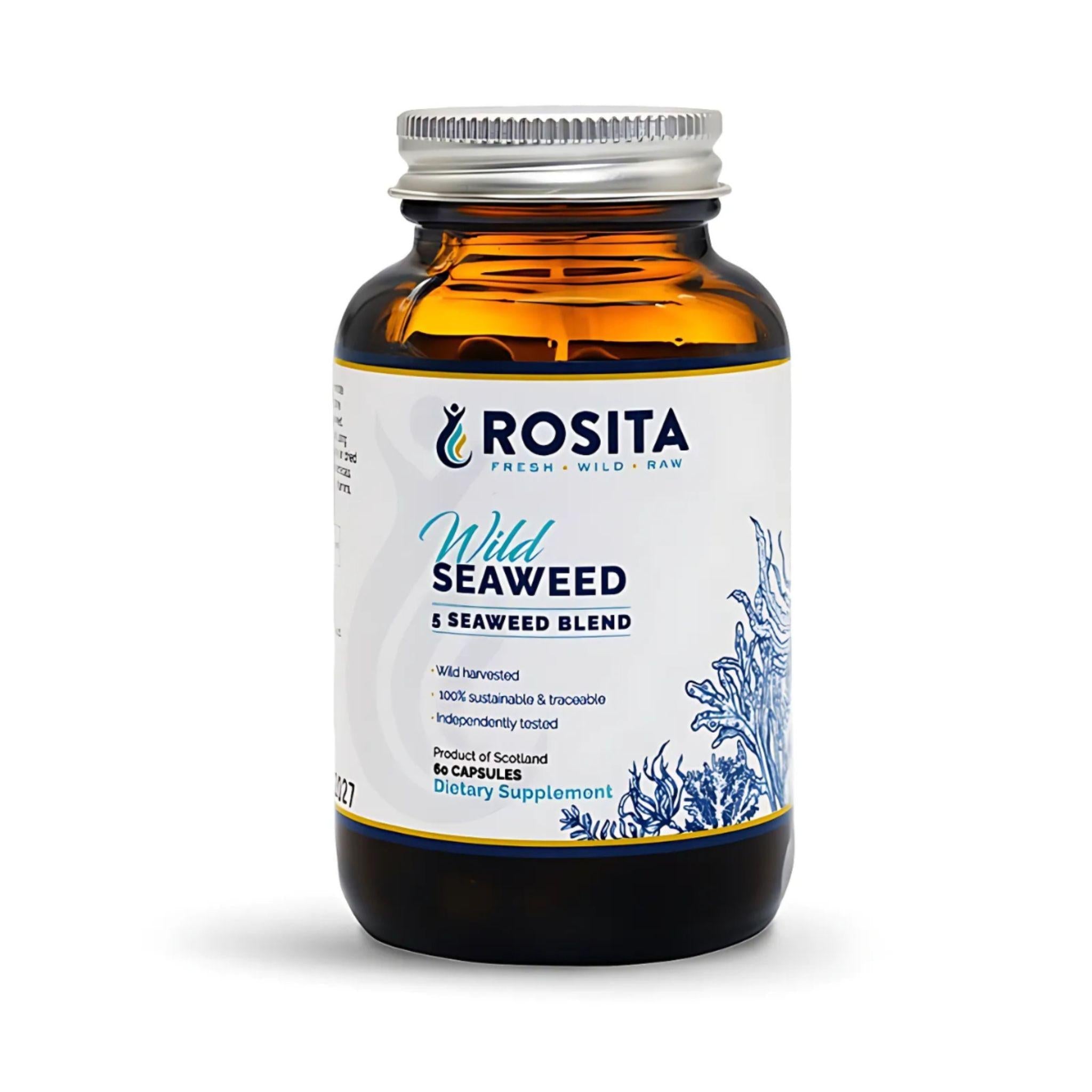 Rosita 5 - Algen - Mischung - 60 Kapseln - Rosita Real Foods - 1000 UI - 5000 IU - Abnehmen - montcalia.ch